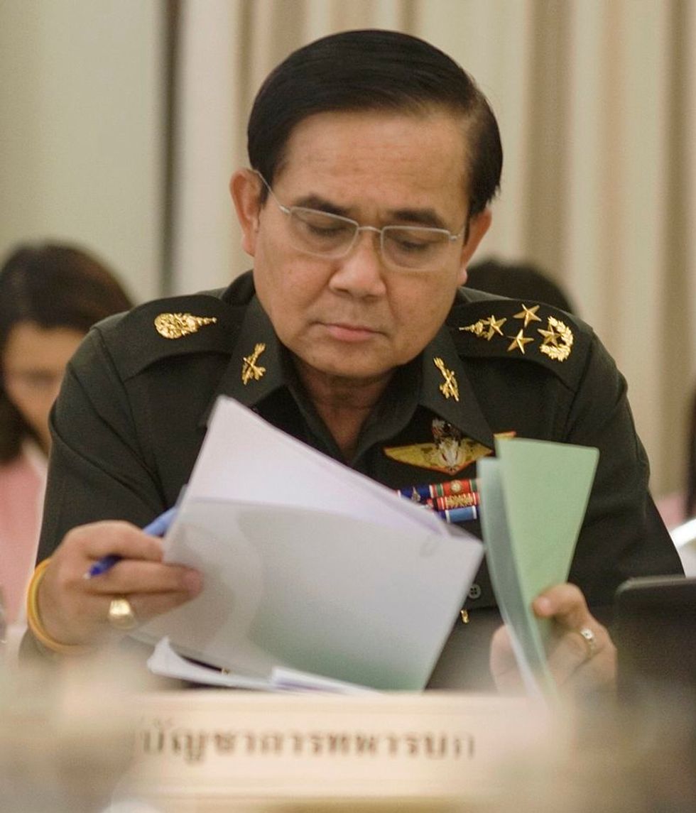 Thai Junta Chief Defends Constitution; Questions Democracy