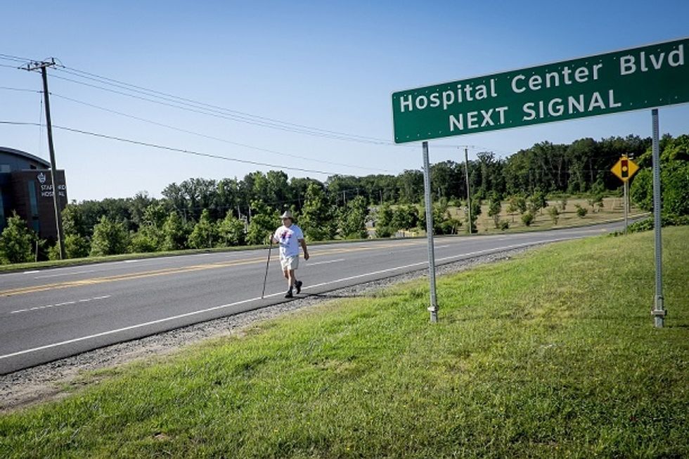A North Carolina Mayor Treks 273 Miles To Help Rural Hospitals