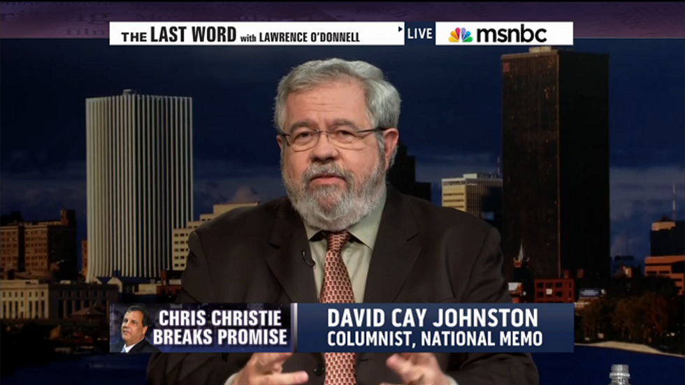 WATCH: David Cay Johnston Discusses Christie’s Broken Promise On ‘The Last Word’