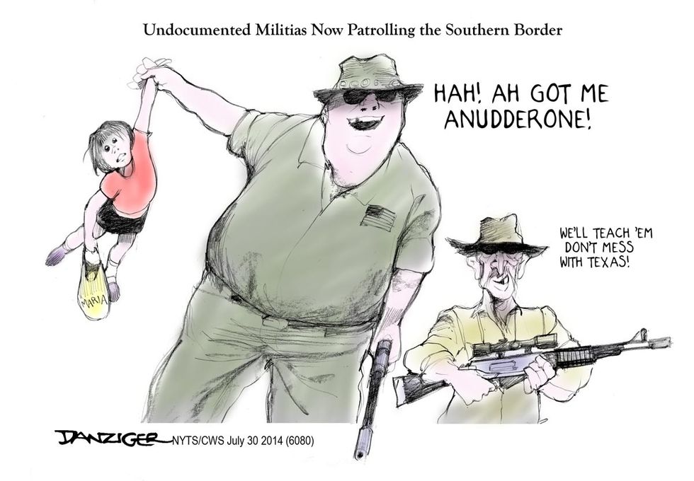 Undocumented Militias Patrol The Southern Border