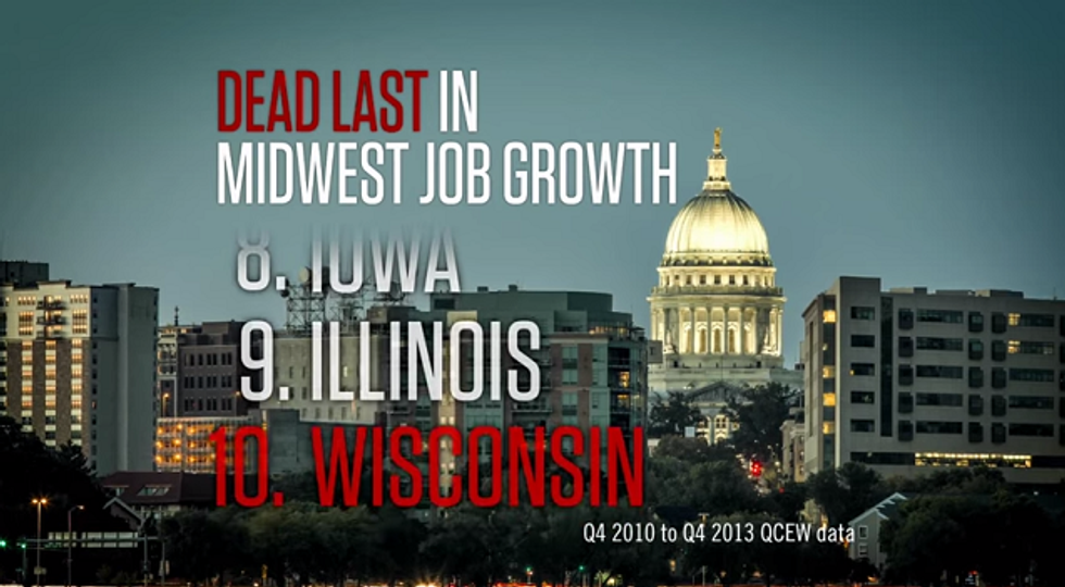 WATCH: Scott Walker’s Broken Jobs Promise Just Came Back To Haunt Him