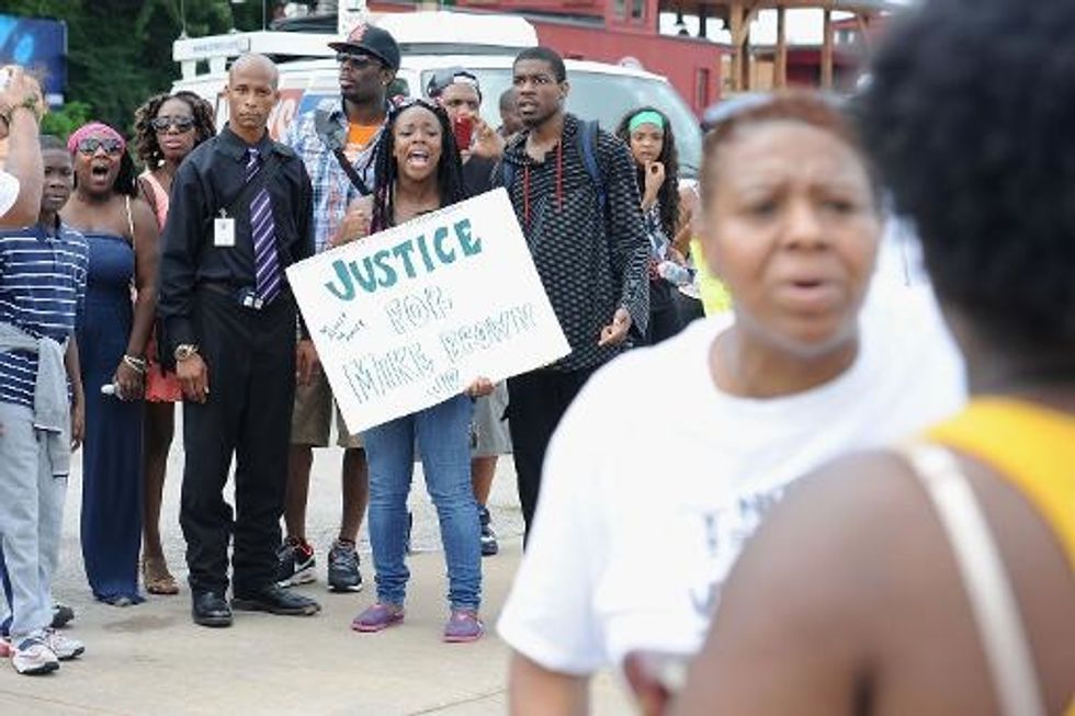 Violent Protests Overshadow Peaceful Rallies In Wake Of Michael Brown Shooting