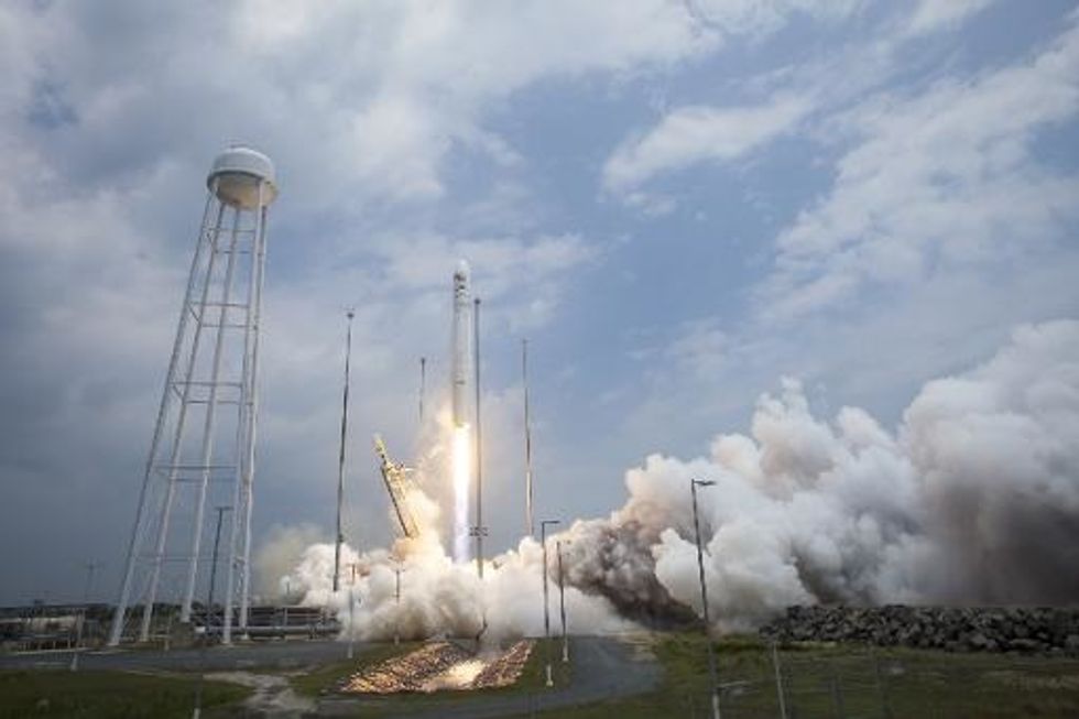 Orbital Cargo Ship Departs Space Station