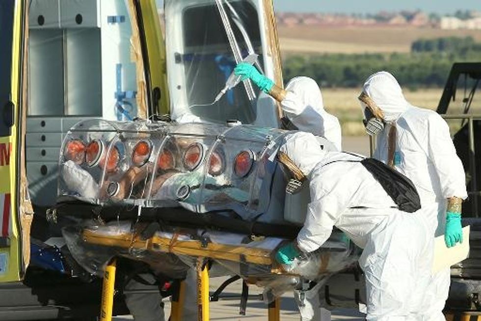 American Doctor Being Treated For Ebola Says His Condition Is Improving