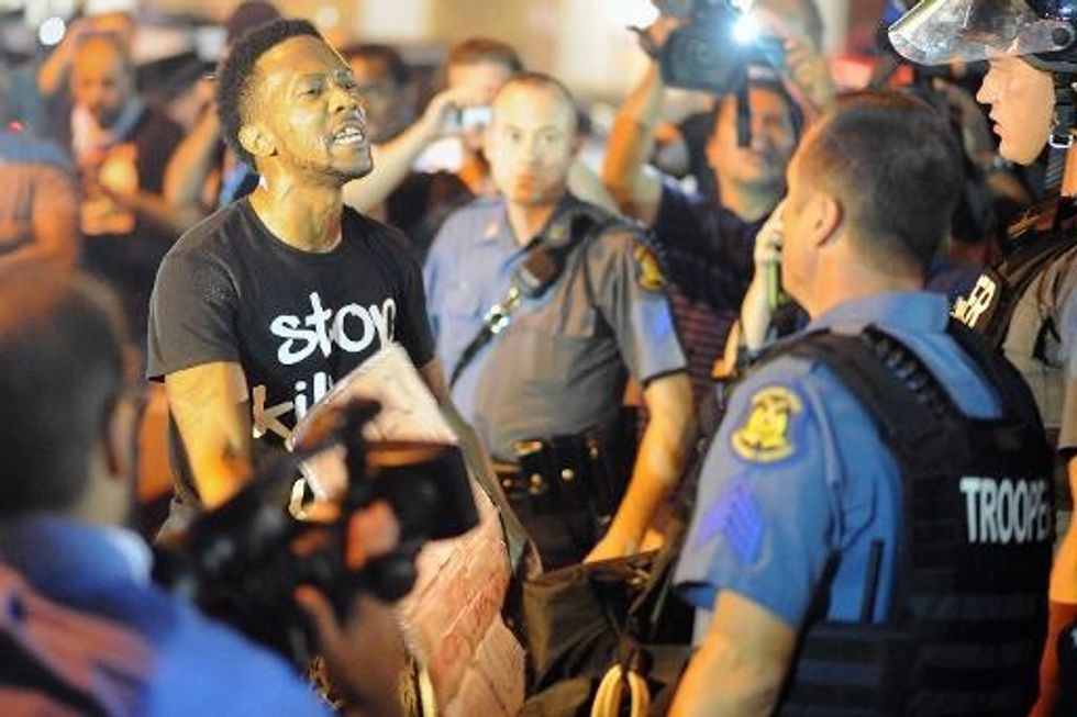 Ferguson Police Arrest 47 As Peaceful Protest Degenerates