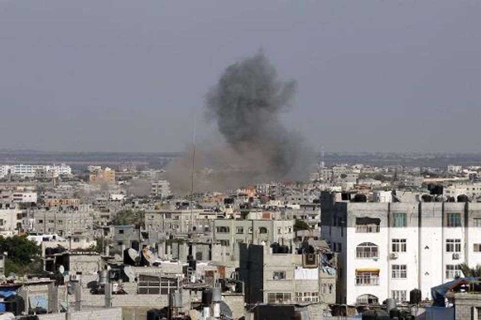 Israel Hits Gaza, Quits Cairo Talks After Rocket Fire