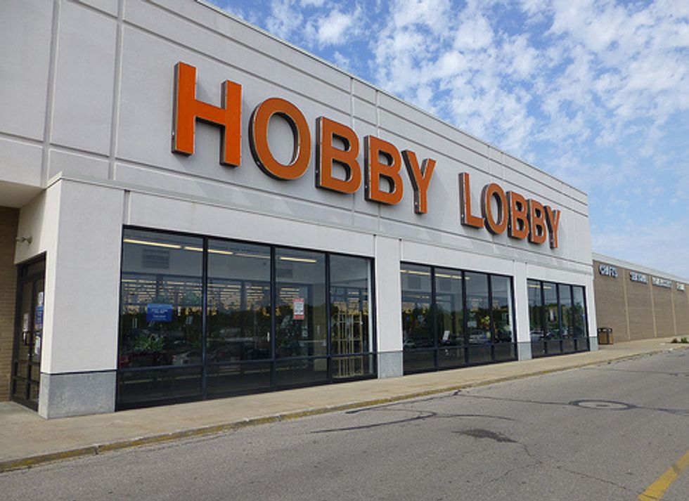 Wasserman Schultz Visits Hobby Lobby Store — To Urge A Boycott