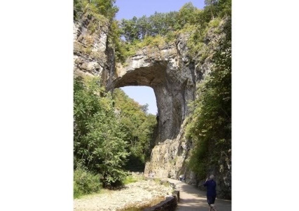 A Natural Bridge To Nowhere But Beauty