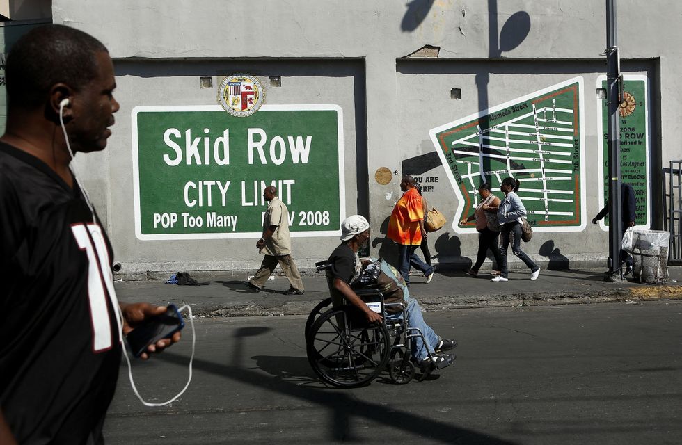 For L.A. Skid Row Residents And Advocates, Mural Is A Sign Of Survival
