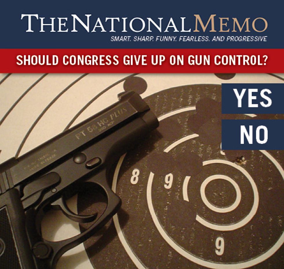 Should Congress Give Up On Gun Control?