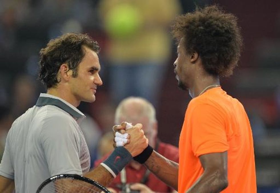 Federer Set For U.S. Open Test Against Eccentric Monfils