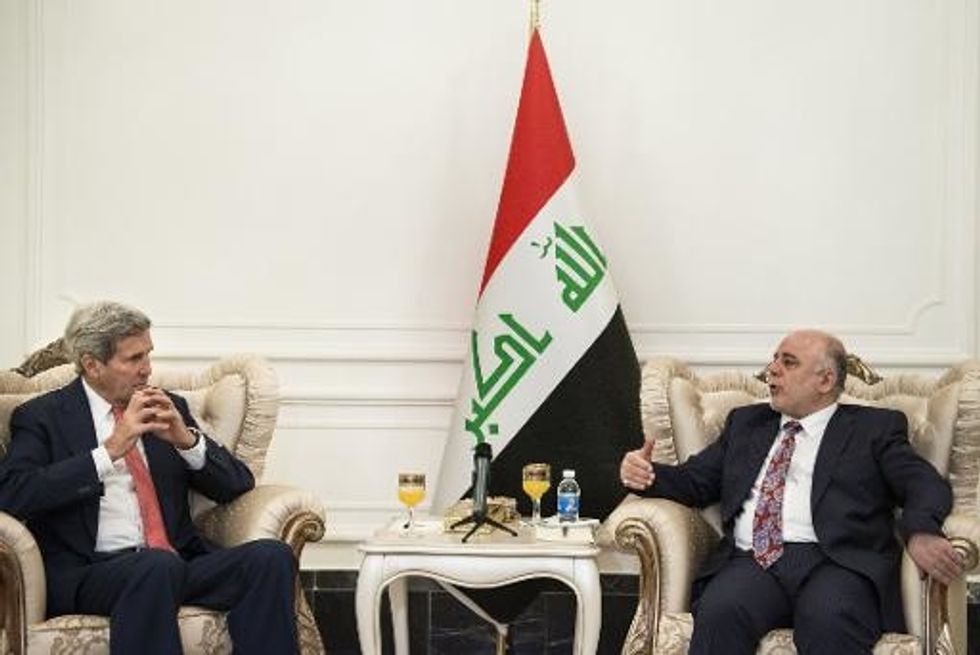 Kerry Holds Iraq Talks On U.S. Strategy Against Jihadists