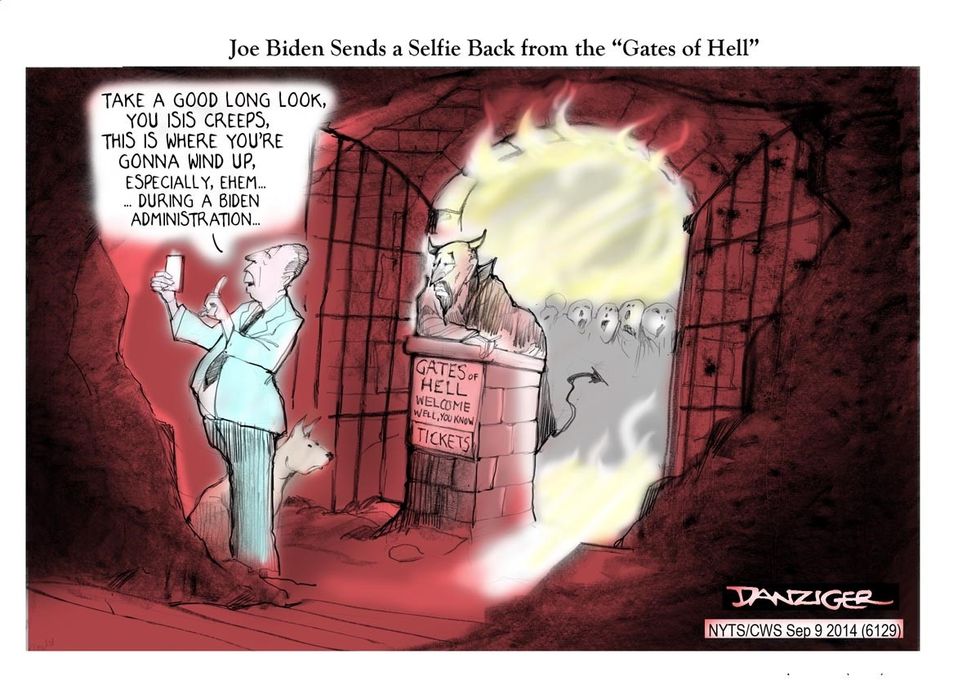 Joe Biden At The Gates Of Hell