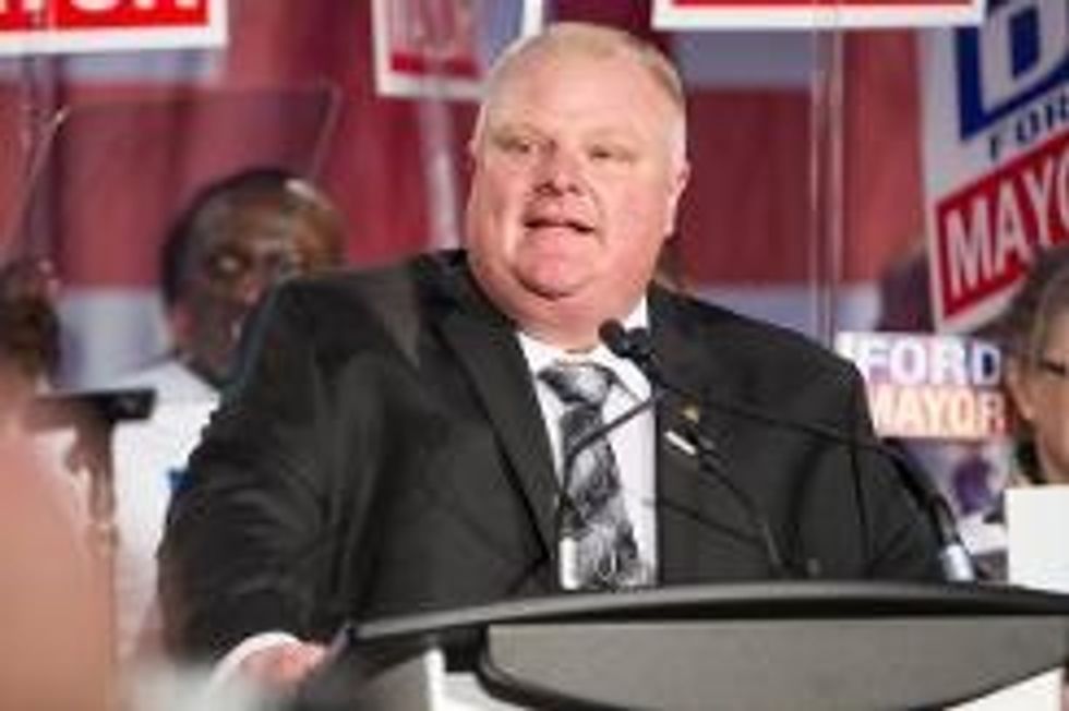 Crack Mayor Rob Ford Drops Out Of Toronto Race