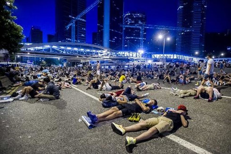 Hong Kong Protesters Defiant After Tear Gas Chaos