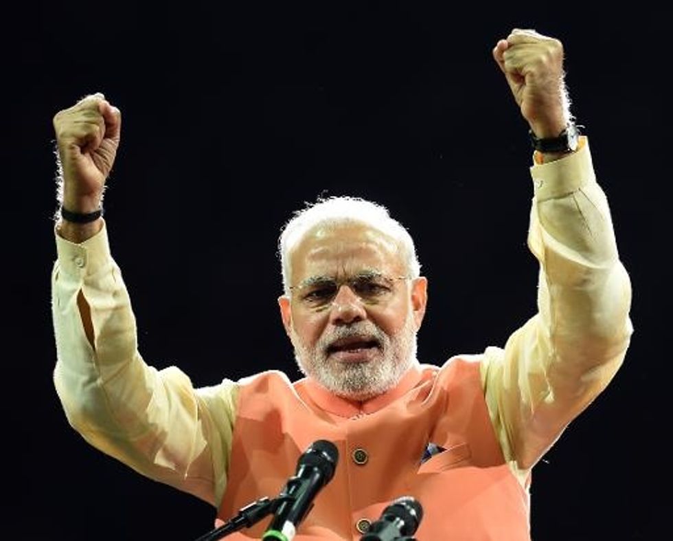 Modi, In Rock Star U.S. Debut, Vows To Make India Proud