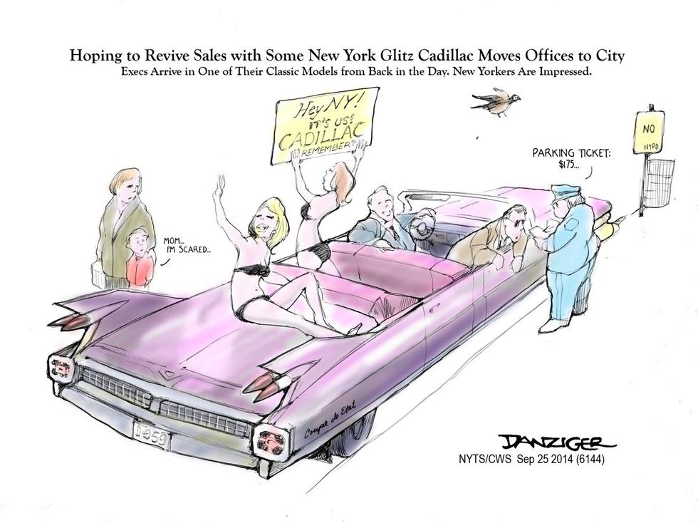 Cadillac Moves To New York