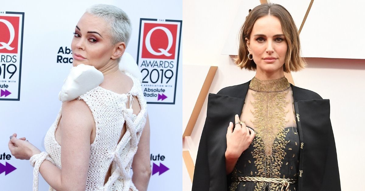 Natalie Portman Responds After Rose McGowan Calls Out Her 'Deeply Offensive' Oscars Protest Cape As 'Fake' Activism
