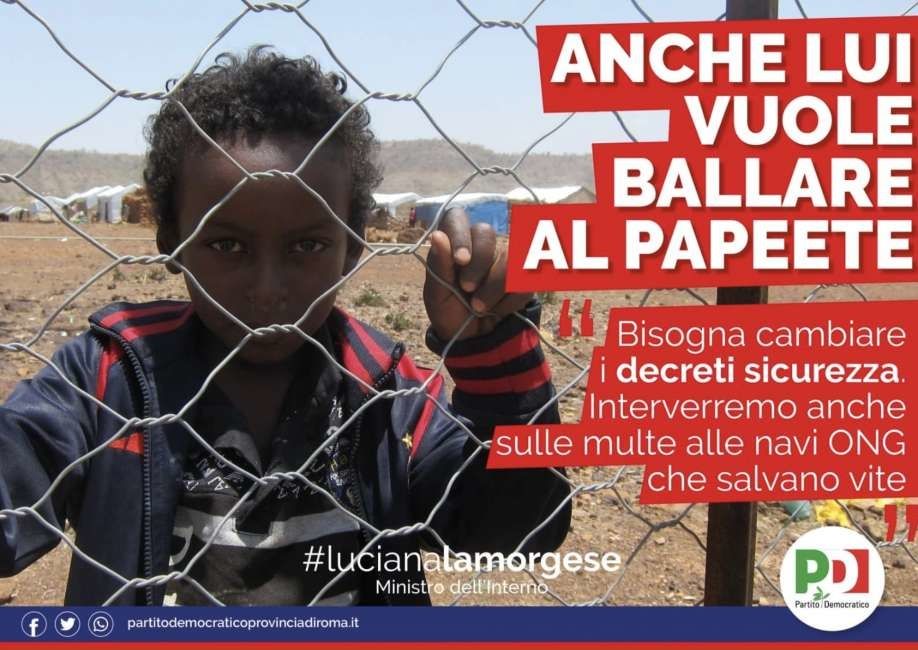 Il Pd fa censurare l’unico manifesto in cui dice la verità