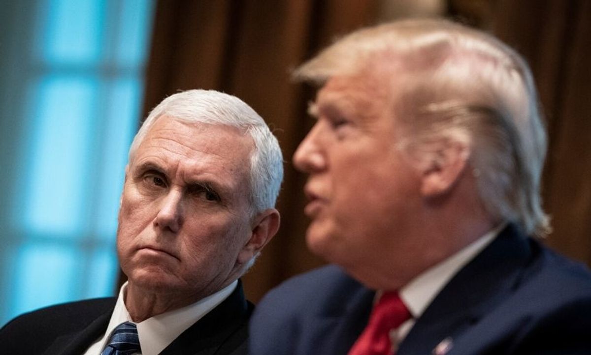 Mike Pence Met With Classmates of Someone Now Quarantined for Coronavirus, and the White House Doesn't Seem Too Concerned