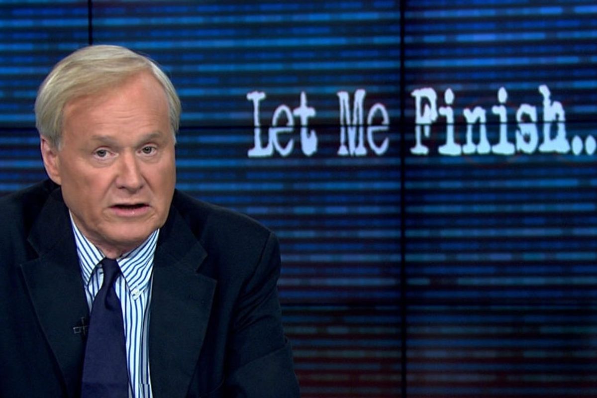 A Children's Treasury Of Chris Matthews Being The Actual Worst