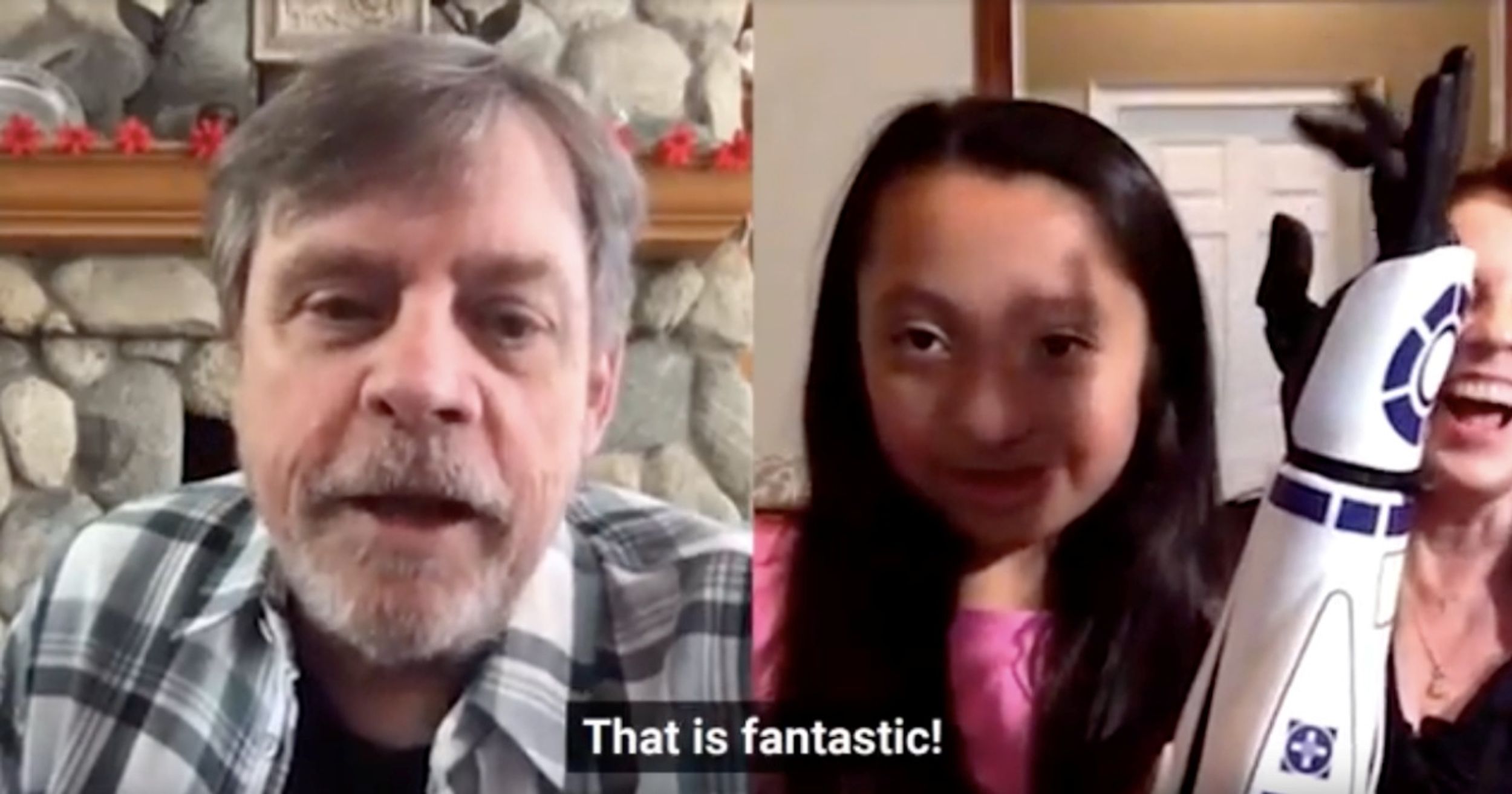 11-Year-Old 'Star Wars' Fan Finally Receives Her New R2-D2 'Bionic Arm'—And A Sweet Call From Mark Hamill