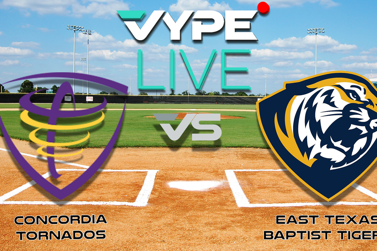 VYPE Live NCAA DIII Baseball: Concordia vs. ETBU, Game 1