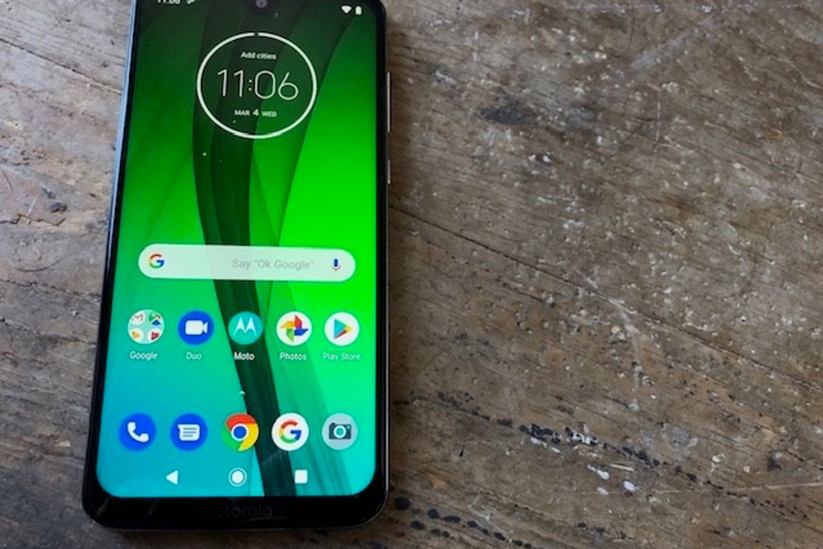 Moto G7 smartphone