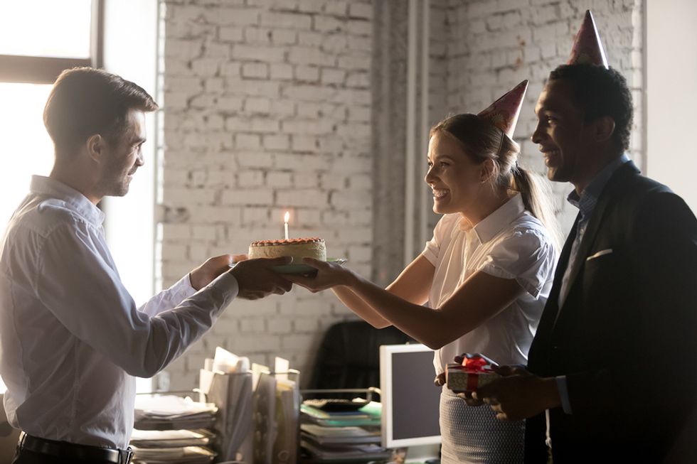 Co-workers celebrate Employee Appreciation Day