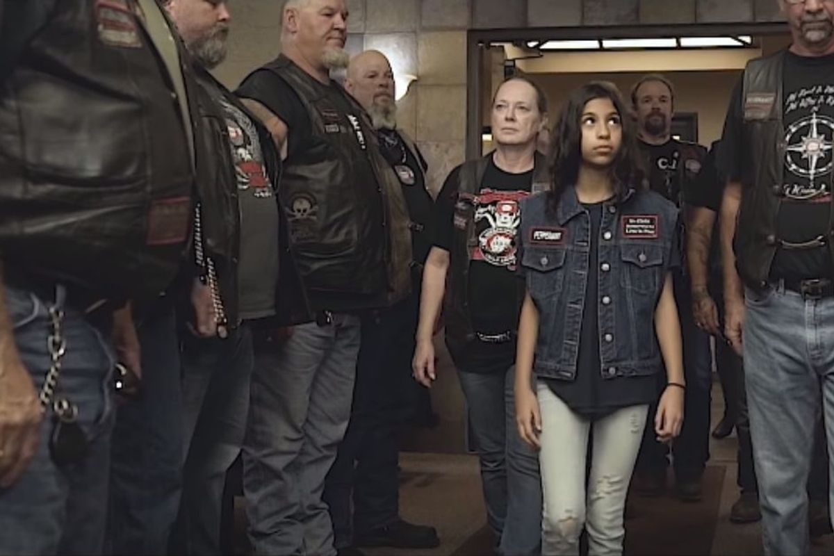 Badass bikers show up for abused children, offering advocacy and protection