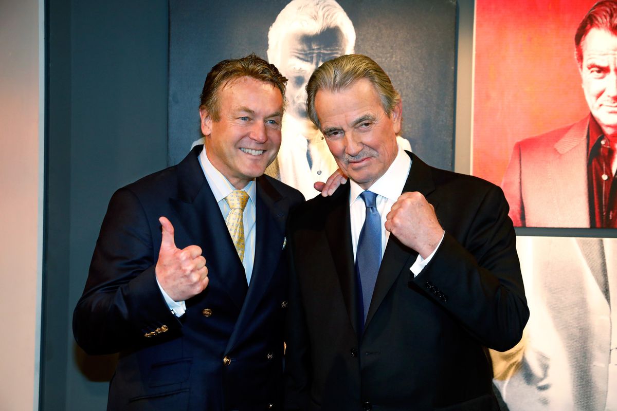 Y&R stars Doug Davidson and Eric Braeden.
