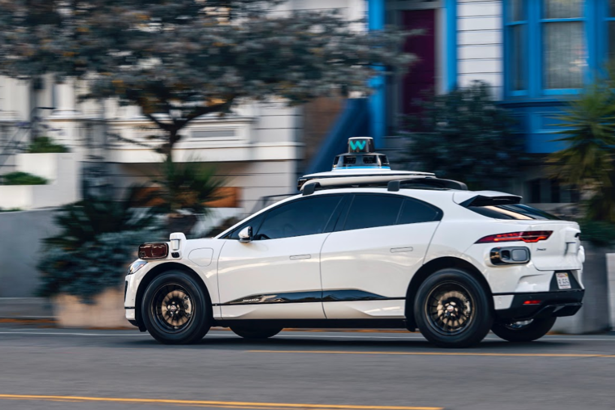 Waymo driverless taxi