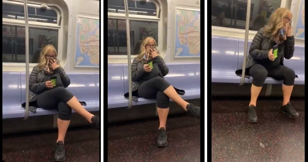 Asian Woman Trolls Fellow Passenger Who Covered Her Mouth With A Scarf The Second She Saw Her On The Subway