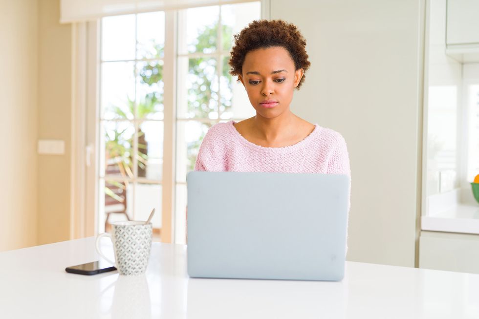 Woman concerned a recession may impact her career