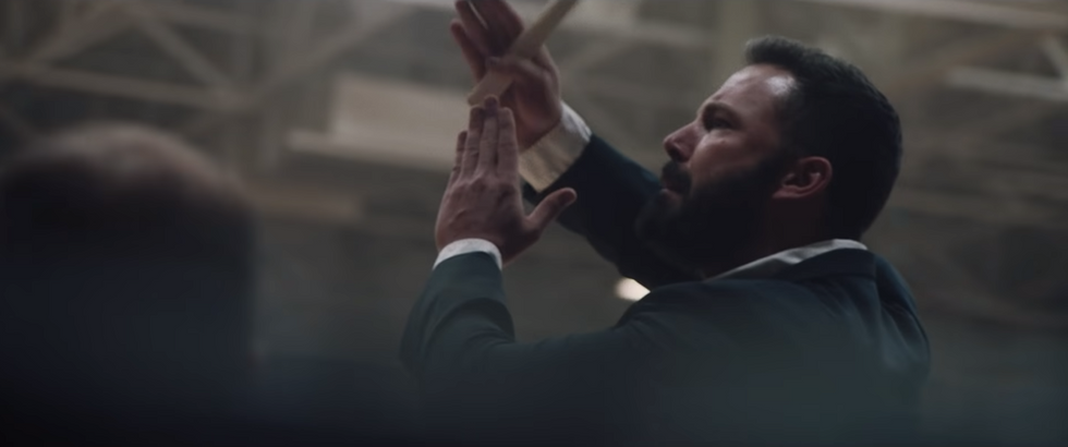Ben Affleck plays Jack Cunningham, a former high school basketball star who is asked to be his alma mater's new basketball coach, in feature film "The Way Back."