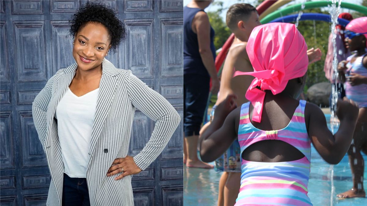 Inventor Designs Waterproof Scarf To Encourage More Black And Minority Ethnic People To Go Swimming