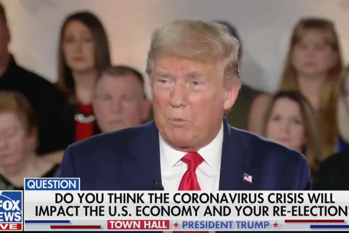 Trump Fox Town Hall Like Any Of His Usual Garbage Hitler Rallies, But Acoustic