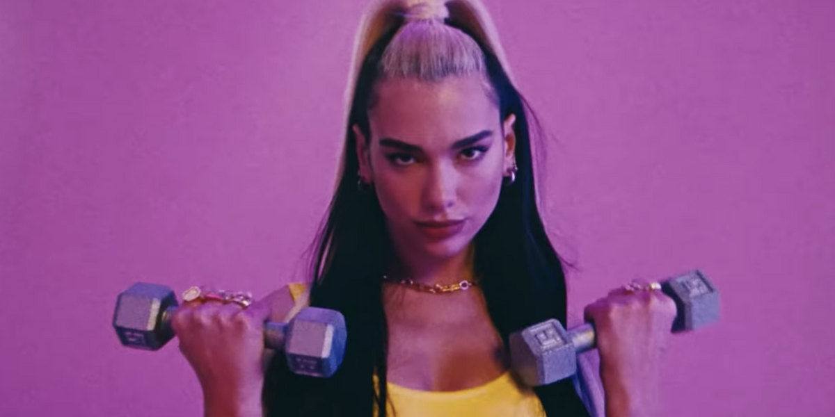 Dua Lipa's Workout Video Has Us Sweating