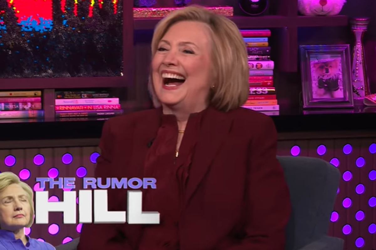 Screw The News, Let's Watch Hillary Clinton And Andy Cohen Gossip!
