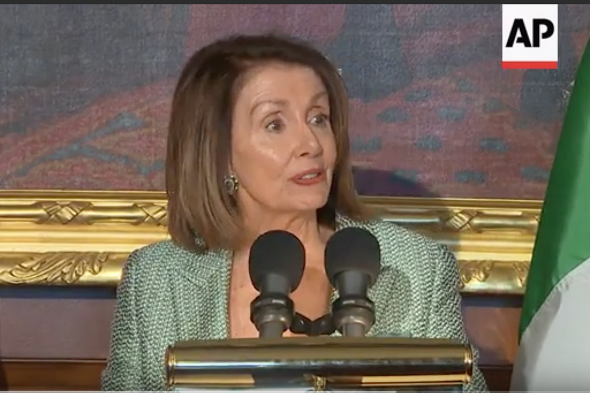 President Petty McNoPants Bails On Pelosi's St. Patrick's Day Lunch