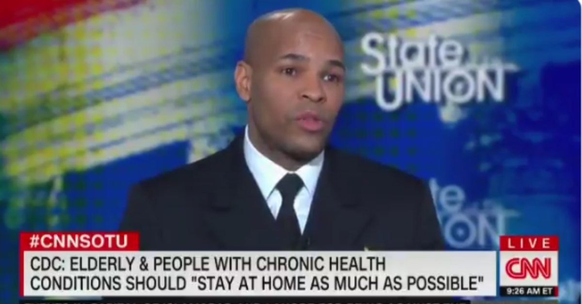 U.S. Surgeon General Claims Trump's Risk Of Getting Coronavirus Is Low Because 'He's Healthier Than What I Am' In Bizarre Interview