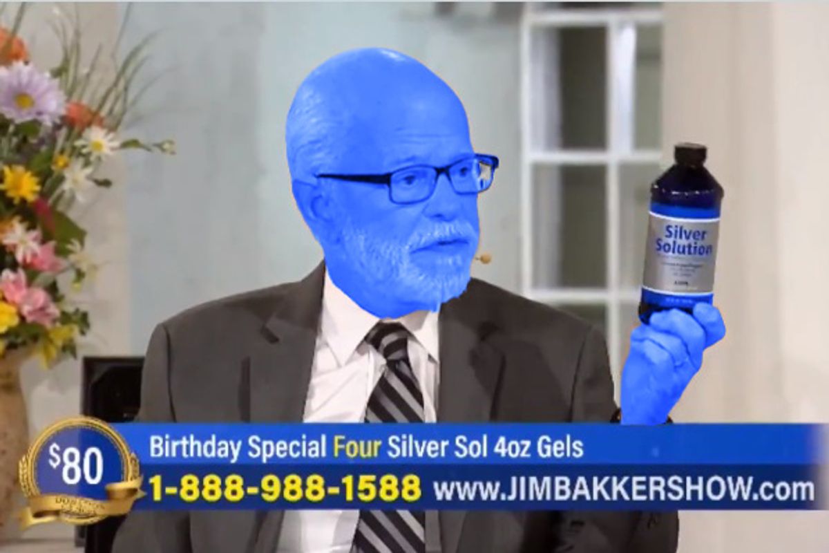 Jim Bakker Claims Not Letting Him Sell Silver Poison Violates His Religious Freedom