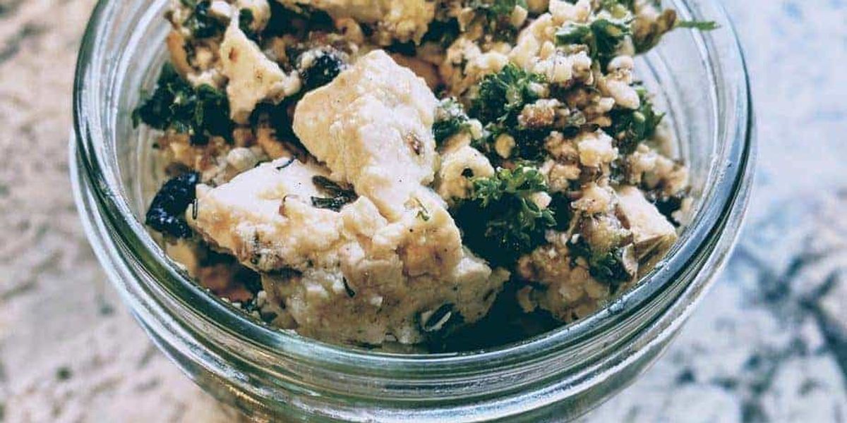 Tofu Feta Cheese - My Recipe Magic