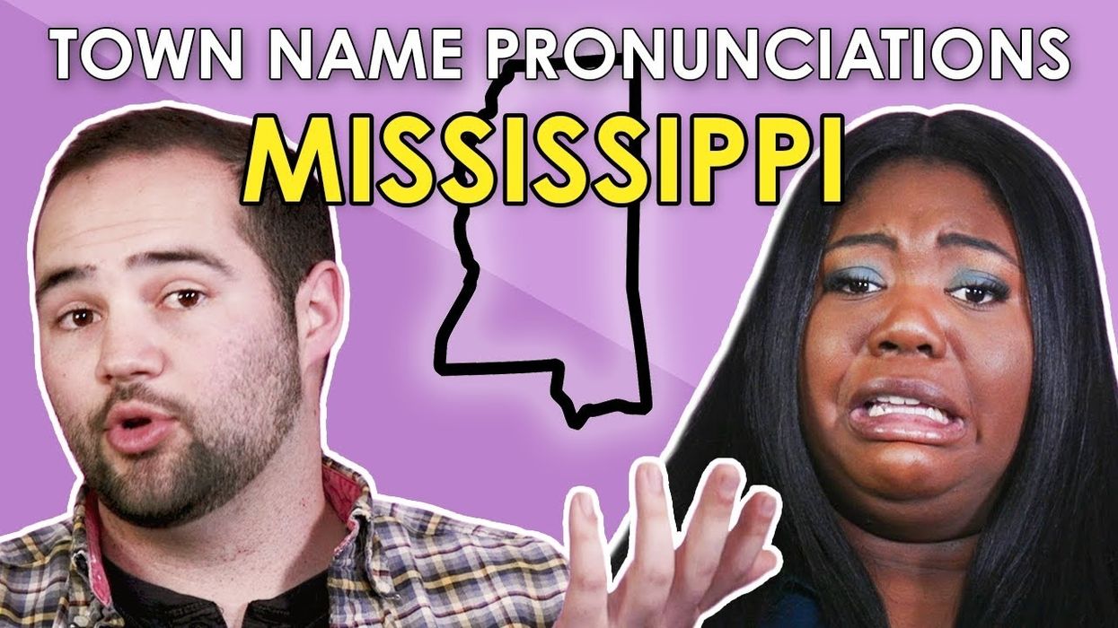 We tried to pronounce Mississippi town names, and it's not easy, y'all
