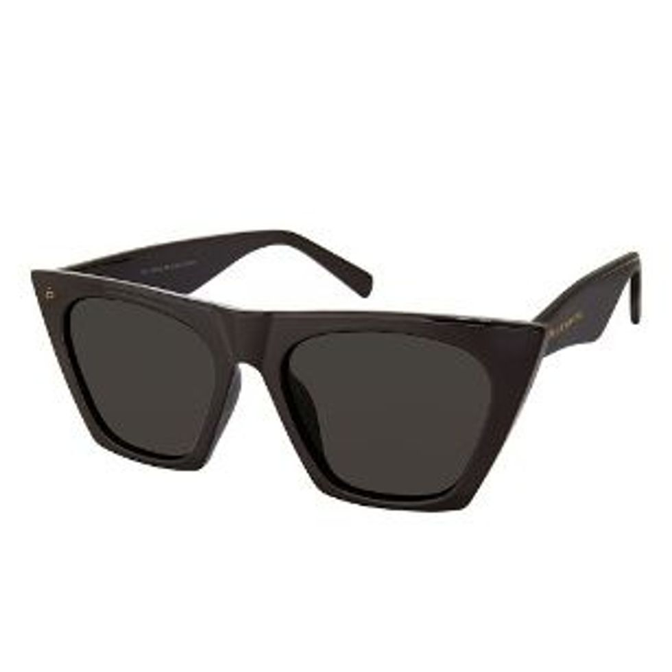 black sqaure sunglasses