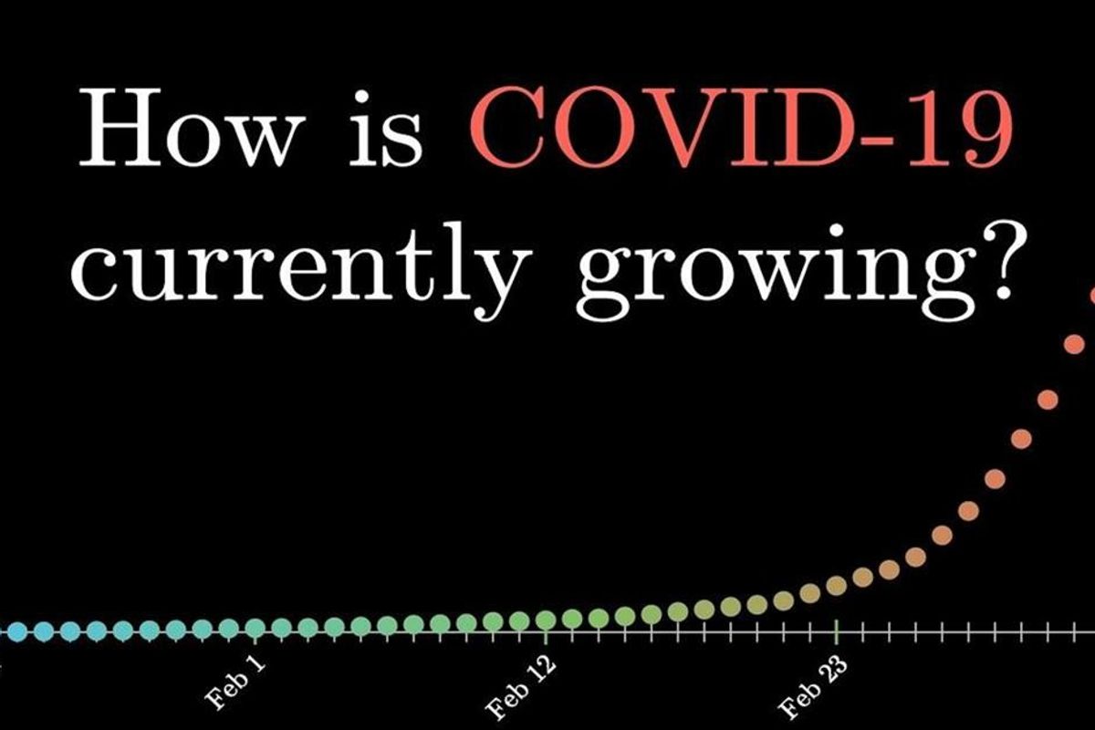 Mathematician explains why coronavirus 'exponential growth' is not as terrifying as it sounds