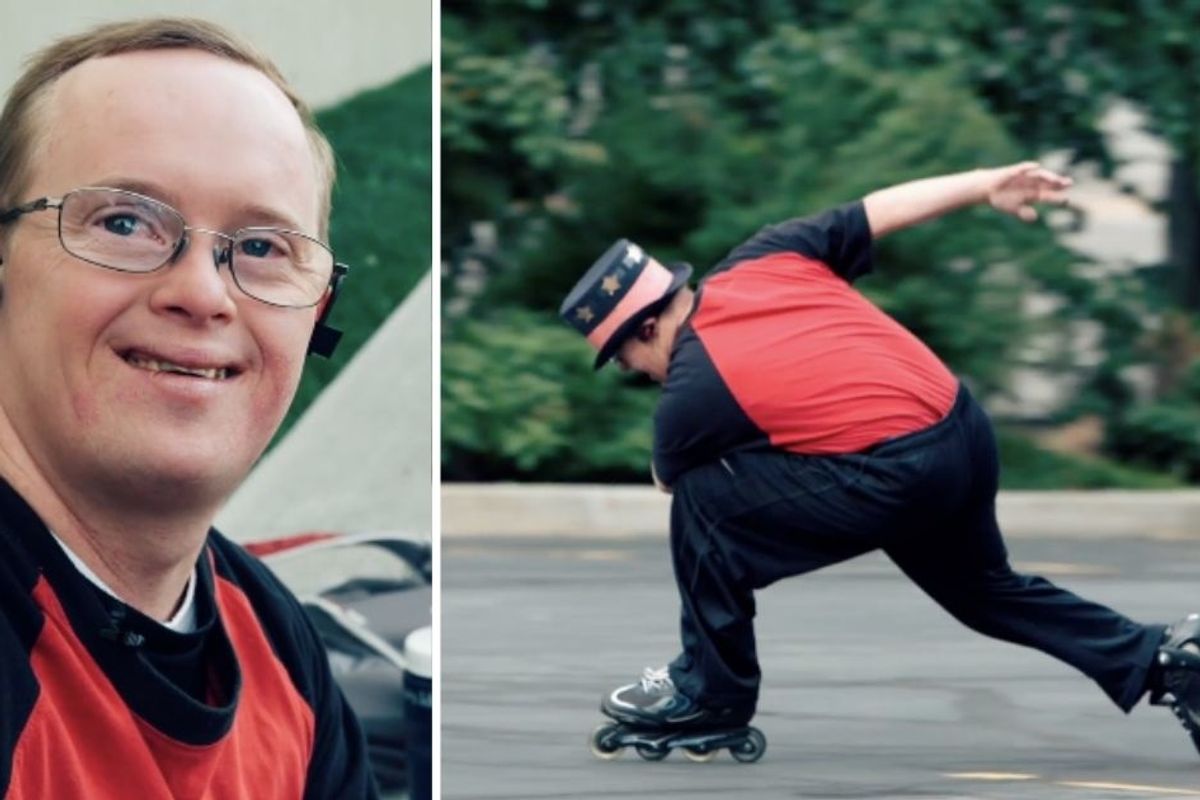 Two film producers made a rollerblading dancer's dream come true, and it's so dang wholesome