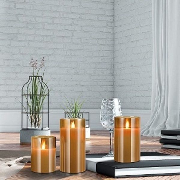 flameless candles can also represent the fire element