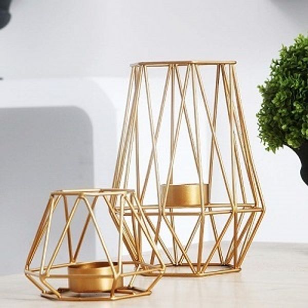 hexagon tealight candle holders represent the fire element