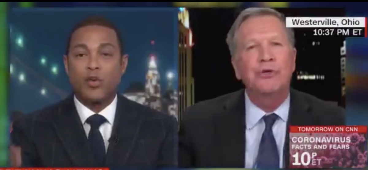 Don Lemon Erupts at John Kasich for Trying to Defend Trump's Bungled Oval Office Address